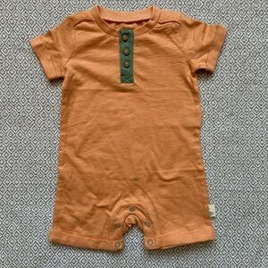 🌟3/$20🌟 NWOT Burts Bees Baby Organic Cotton Short Romper
